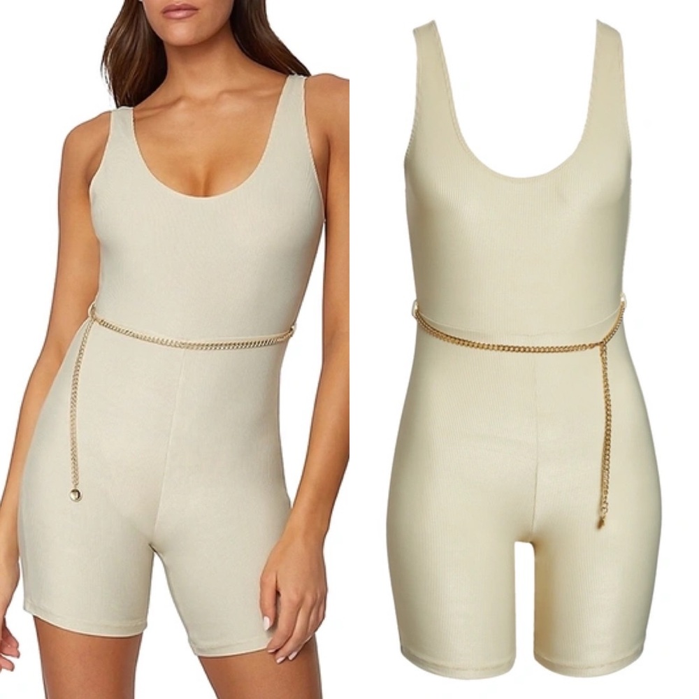 NWT We Wore What Playsuit in Khaki